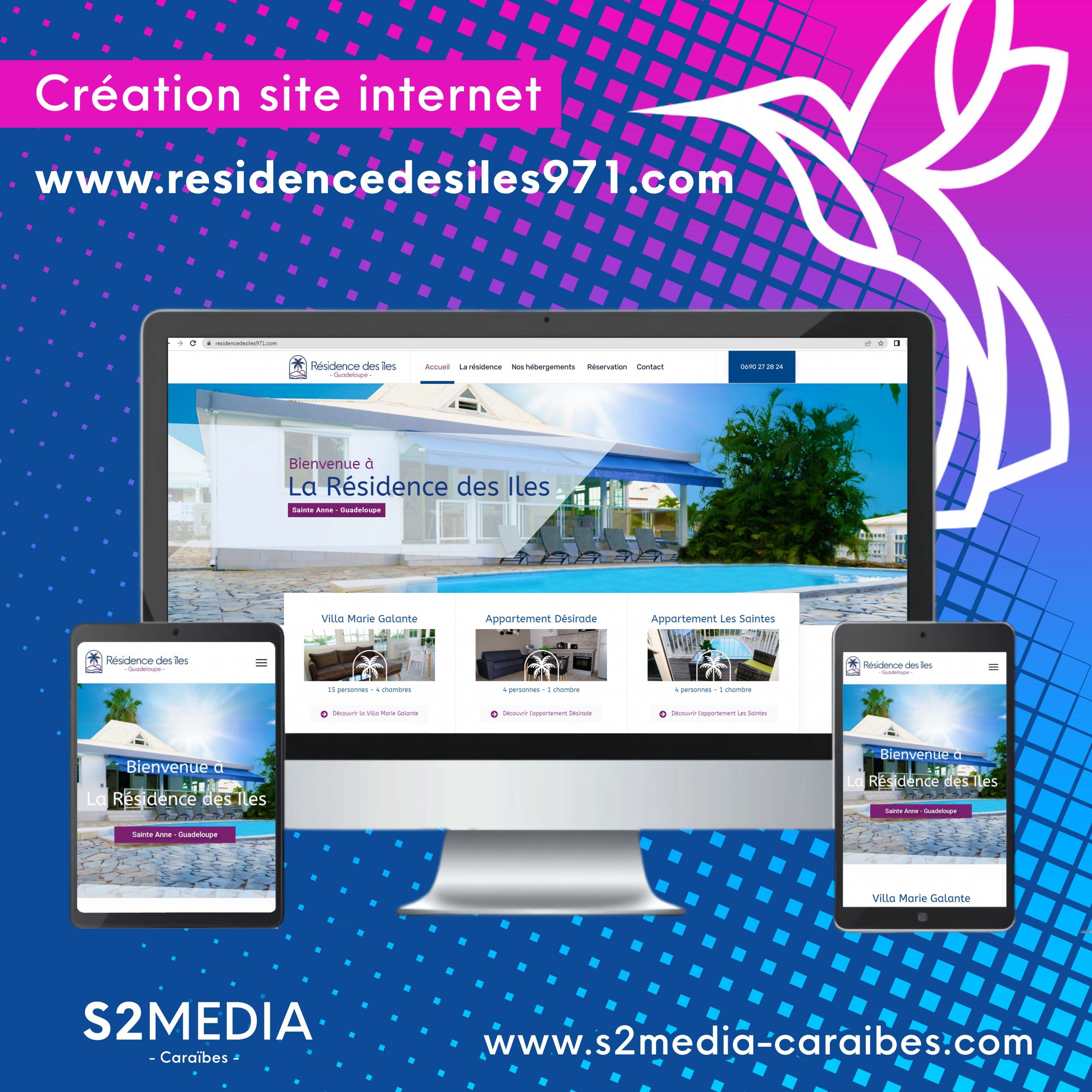 visu_residence_des_iles création site internet guadeloupe