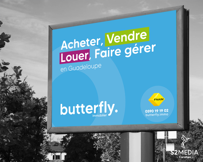 panneaux publicitaires guadeloupe, agence de publicité guadeloupe, affichage publicitaire guadeloupe, s2 média, panneaux publicitaires martinique